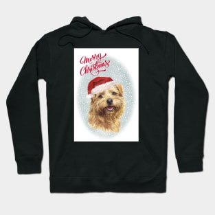 Norfolk Terrier Merry Christmas Santa Dog Hoodie